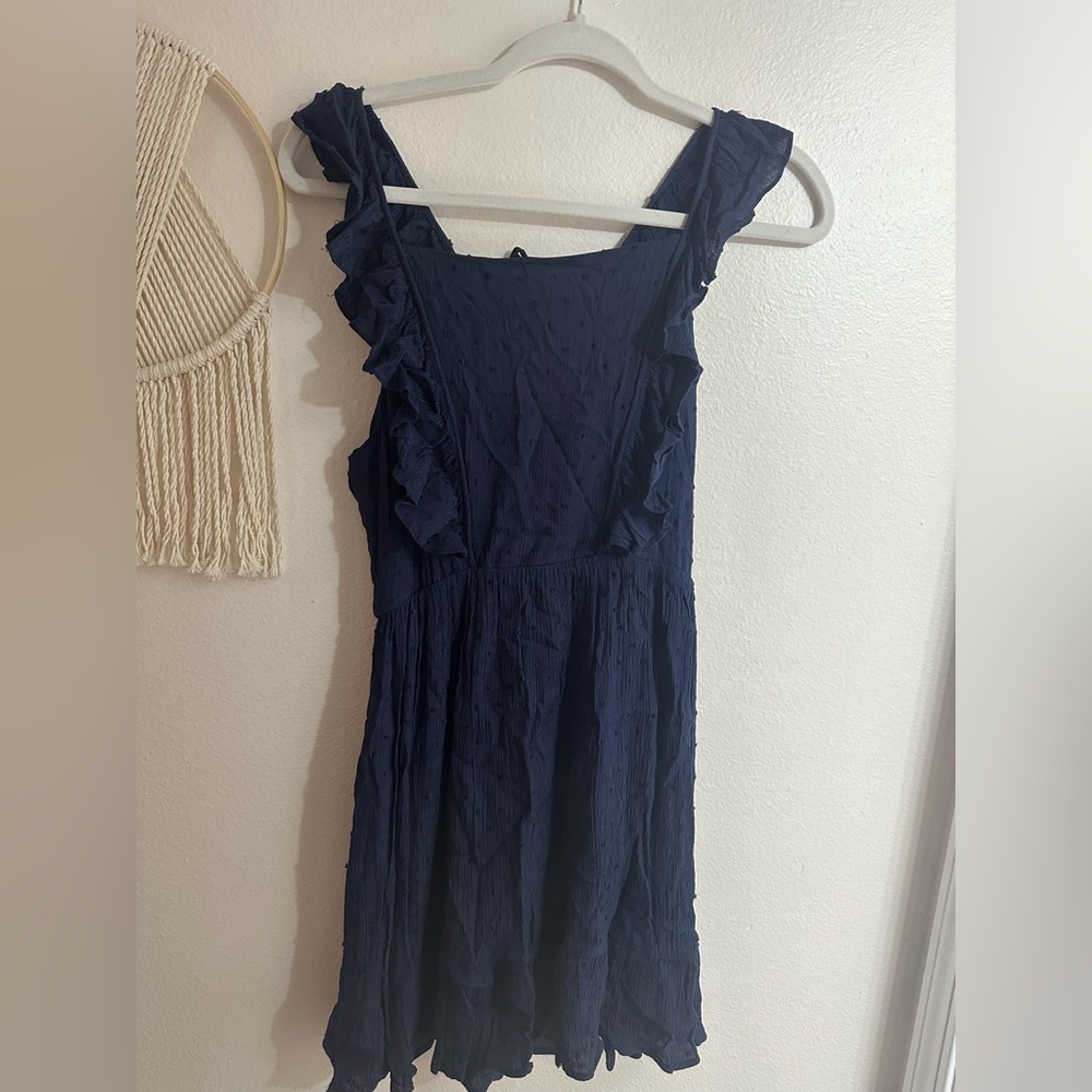 Altar’d State Navy Backless Dress
